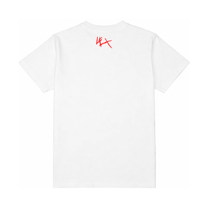 LEX LOGO T-shirt (White×Red)