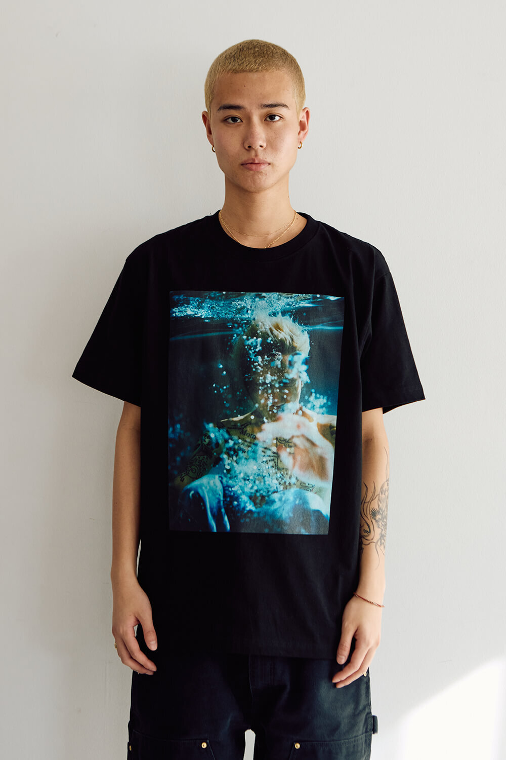 Original Flyer Photo T-shirt (Black)