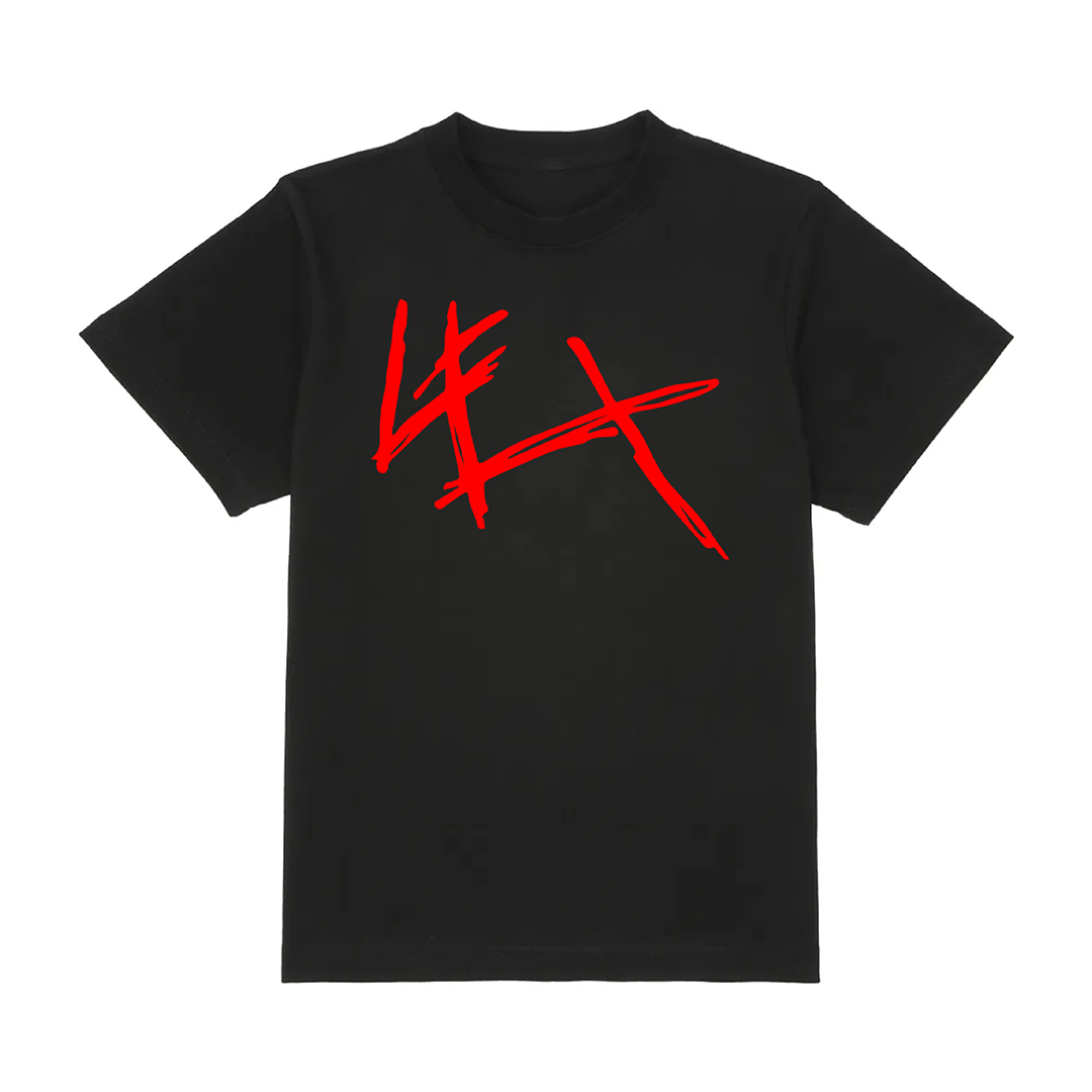 LEX LOGO T Shirt (Black×Red)