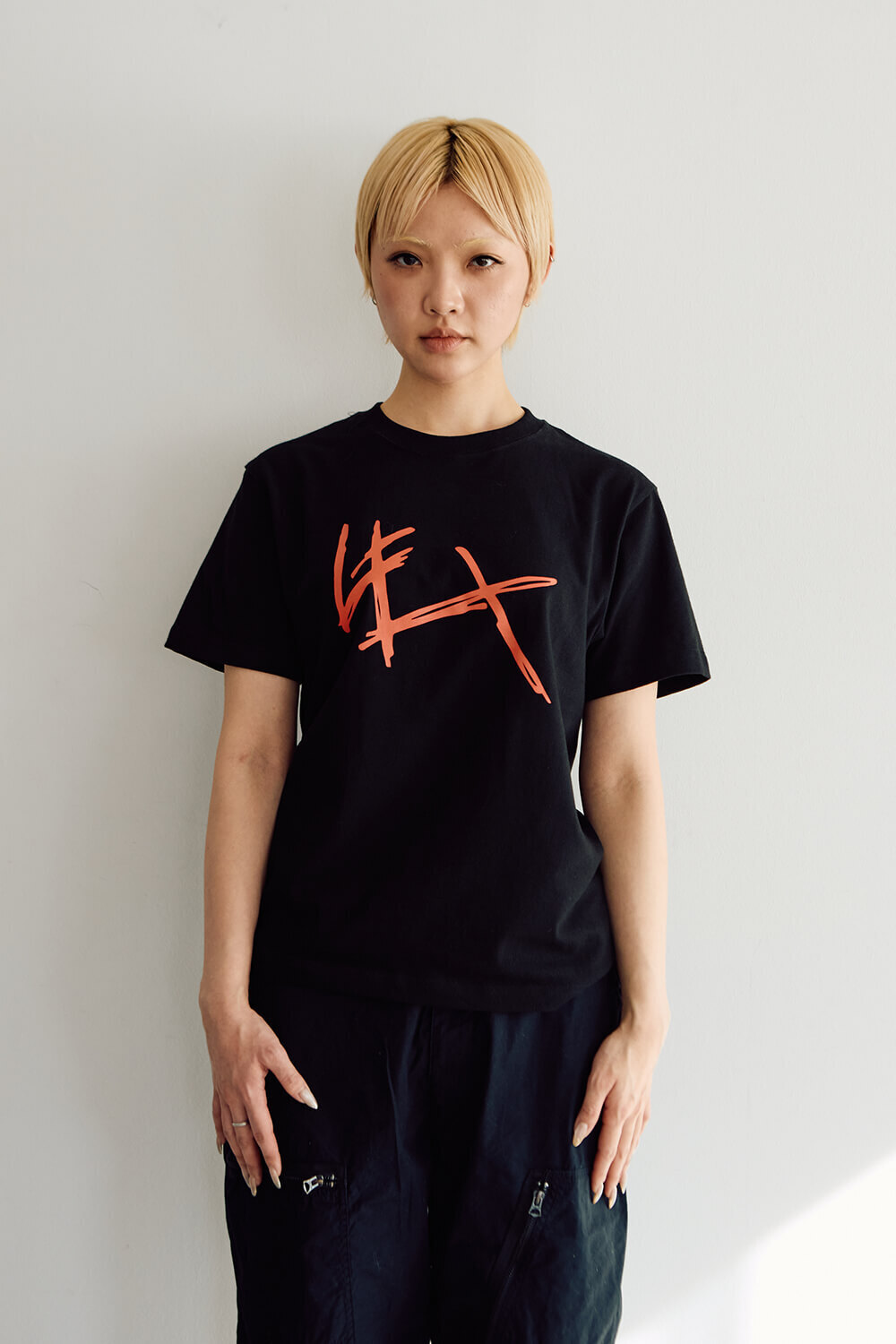 LEX LOGO T Shirt (Black×Red)