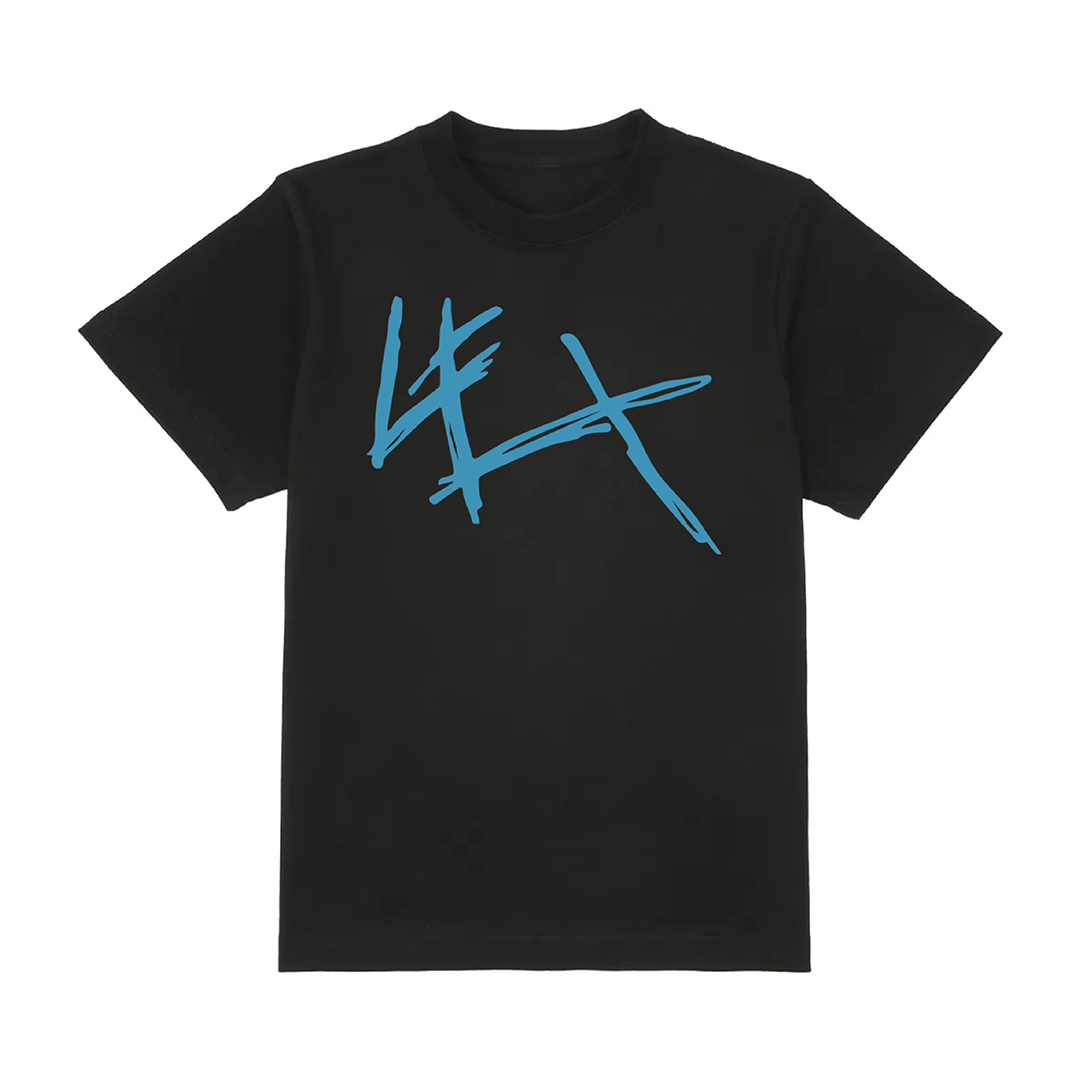 LEX LOGO T-shirt (Black×Turquoise)