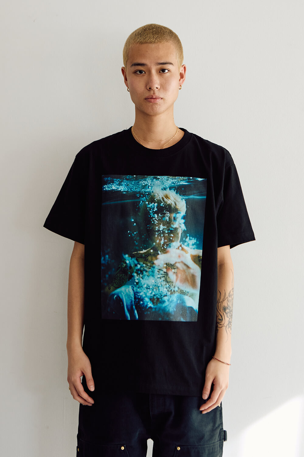 Original Flyer Photo T-shirt (Black)