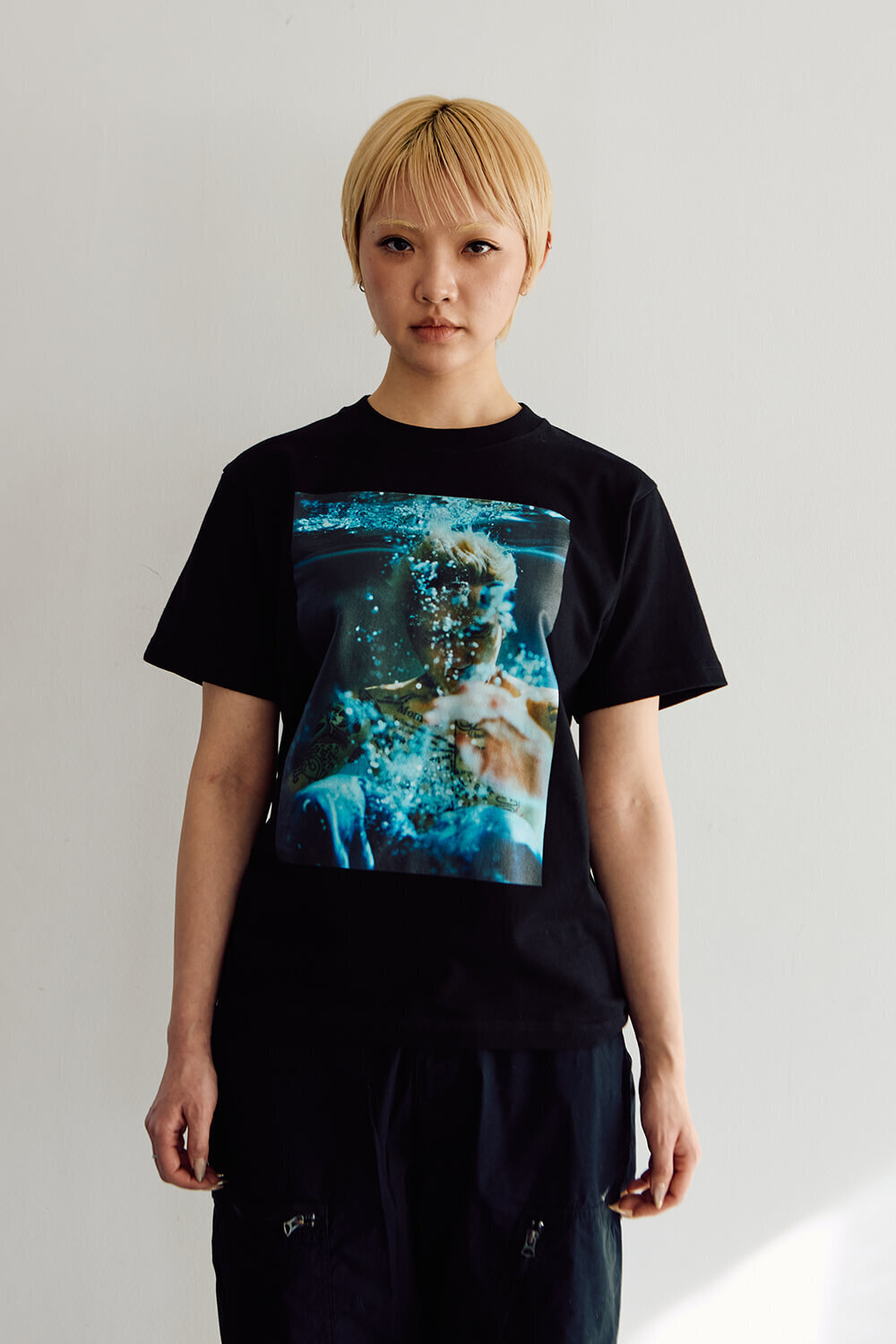 Original Flyer Photo T-shirt (Black)