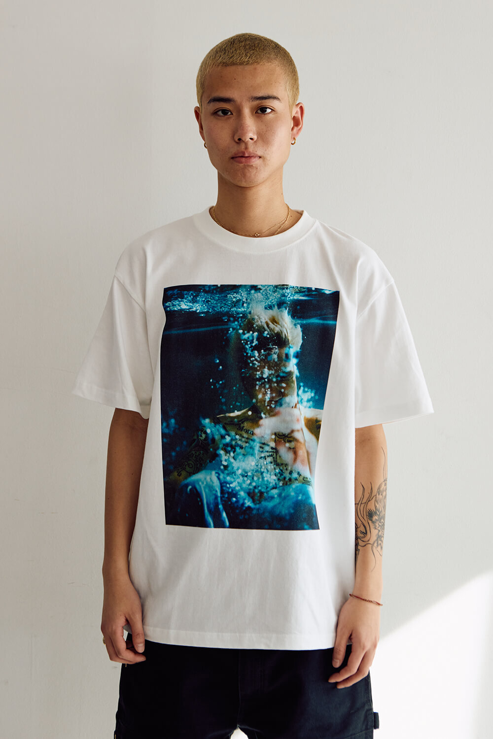 Original Flyer Photo T-shirt EXTRA (White)